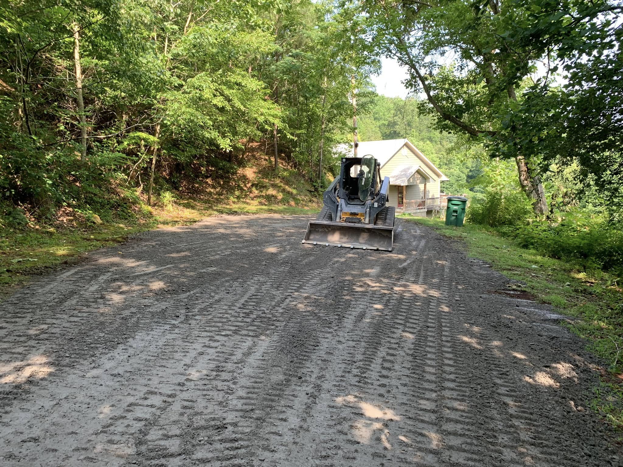 Hauling gravel and fill dirt to a Cullman County work site